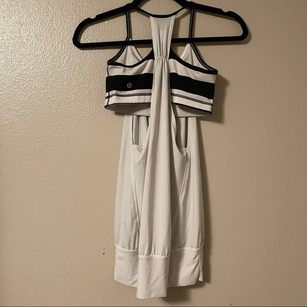 LULULEMON No Limits Tank White/Black - Picture 3 of 5
